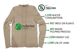 Image of test garment created using Nanollose Tree-Free rayon fibre