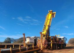 Diamond Core Drill Rig operating at the Earaheedy Project