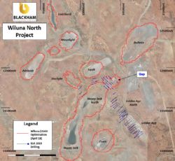 Plan view of Wiluna area