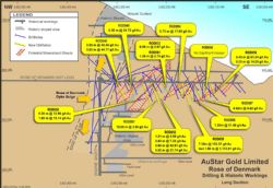 Long Section of Rose of Denmark – Latest Drilling Results