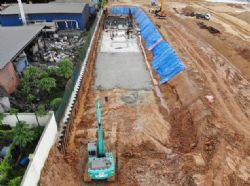 OSD Tank Excavation and Construction Preparation