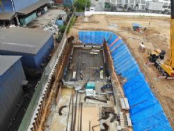 OSD Tank Excavation and Construction Preparation