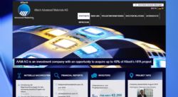 Altech Advanced Materials AG: German web site
