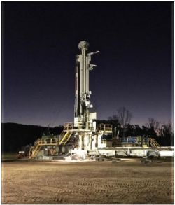 Silver City Drilling Rig-25 on location at PL 231