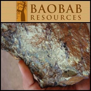 Baobab Resources plc (LON:BAO) Projeto Tenge/Ruoni Continua a Cumprir o Prometido