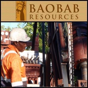 Baobab Resources plc (LON:BAO) Resultados Iniciais da Perfuração de Recursos em Ruoni Demonstram Excelente Qualidade à Entrada e Recuperações de Massa
