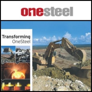 炼钢企业Onesteel (ASX:OST) 的首席执行长Geoff Plummer 说，该公司正在向实现本财年铁矿石销售量600万吨的目标稳步前进。Onesteel 已将其位于南澳的Whyalla Steelworks 转变为使用磁铁矿的工厂，而不再使用赤铁矿，从而可以扩大其赤铁矿销量。