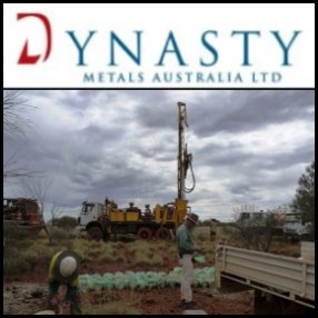 Dynasty Metals Australia Limited (ASX:DMA) 至2009年9月30日期间季度报告 