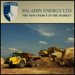铀矿公司Paladin Energy (ASX:PDN)12月季度共生产987,310磅氧化铀，高于9月季度的744,188磅。 Paladin还公布氧化铀季度销量创下109.5万磅的纪录，产生了6190万美元的营收。
