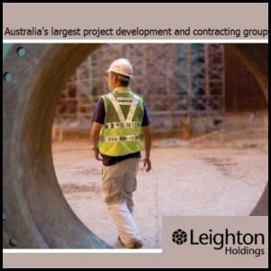 Leighton Holdings (ASX:LEI)今天表示，其全资子公司Leighton Asia已获得一份PT Mahakam Sumber Jaya 公司的扩大印尼MSJ煤矿的采矿服务的合同，价值11亿澳元.