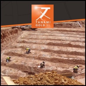 2010年9月2日澳洲股市：Tanami Gold (ASX:TAM)的中部Tanami项目取得高品位结果