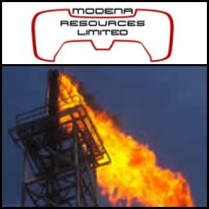 2010年9月15日澳洲股市：Modena Resources Limited (ASX:MDA)确定第二个产油目标