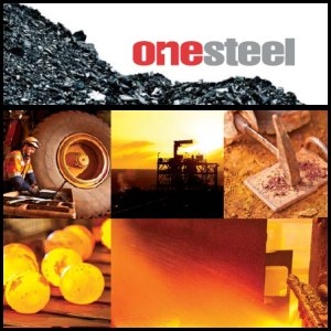 2010年11月15日澳洲股市：OneSteel (ASX:OST)收购Moly-Cop和AltaSteel，专注于采矿易耗品