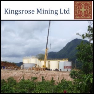 Kingsrose Mining Limited (ASX:KRM)完成Way Linggo金矿项目SAG半自磨机的安装和试运行