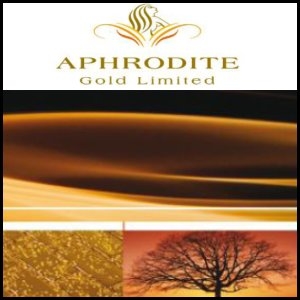 2011年9月14日亚洲活动报告：Aphrodite Gold (ASX:AQQ)报告冶金测试积极结果