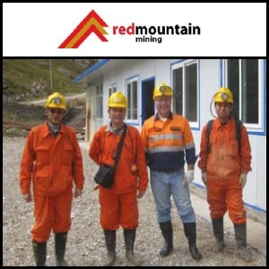 2011年9月29日亚洲活动报告：Red Mountain Mining (ASX:RMX)将对中国忠曲项目的重大黄金矿化实施第二阶段钻探