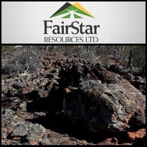 2011年10月24日亚洲活动报告：Fairstar Resources (ASX:FAS)获3亿澳元贷款，加速开发西澳Steeple Hill铁矿项目