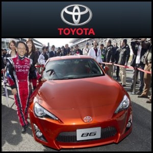 2011年11月28日亚洲活动报告：丰田汽车公司(TYO:7203)推出最新跑车