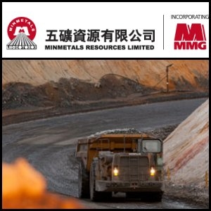2011年12月13日亚洲活动报告：五矿资源有限公司(HKG:1208)报告锌矿石储量提高103.9%