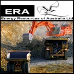 Energy Resources of Australia Ltd (ASX:ERA)報告稱，到2009年6月為止的半年稅後淨利潤和基本收入達到創紀錄的1.276億澳元，與之相比，該公司2008年同期的稅後淨利潤是3890萬澳元。 ERA表示，預計全年產量將符合正常水平，與2009年1月發布的預測相符。