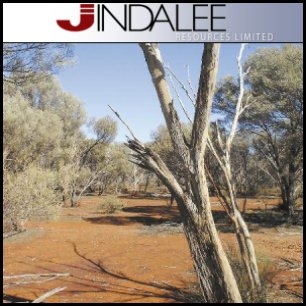 Jindalee Resources Ltd( ASX:JRL) 已根據按比例收購要約，向中鈾發展出售所持Energy Metals Ltd ( ASX:EME)的70%的股份，價格為每股EME股份1.02澳元現金，共獲得3340萬澳元。交易完成後，Jindalee現在持有繳稅前的現金和股票按市值計大約是5280萬澳元。