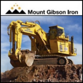 Mount Gibson Iron Ltd (ASX:MGX)報告截至2009年12月31日的半年淨利潤提高了195%，至3940萬澳元，而去年同期為1330萬澳元。營業額提高6%，至2.467億澳元。