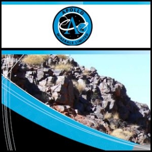 鐵礦石勘探公司Apollo Minerals Limited (ASX:AON)稱，已經與惠通集團(AMEX:CNAM)簽署一份《認購協議》，惠通將認購Apollo的19.9%股份，總額為430萬澳元。