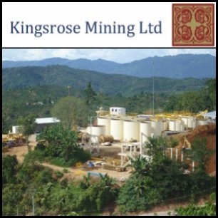 Kingsrose Mining Limited (ASX:KRM)的Way Linggo金銀項目加工廠試運行進展順利