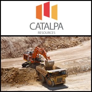 2010年11月23日澳洲股市：Catalpa Resources (ASX:CAH)宣布Edna May金礦項目的高品位初始推斷礦產資源量