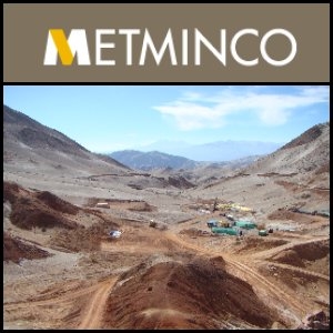 2010年12月22日澳洲股市：Metminco(ASX:MNC)在秘魯開始銅/鉬礦鑽探