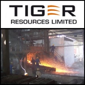 2011年1月14日澳洲股市：Tiger Resources (ASX:TGS)Kipoi銅項目一期施工進展順利