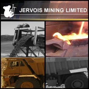 2011年2月11日澳洲股市：Jervois Mining (ASX:JRV)收到可直接生產鈧鋁合金的樂觀檢測報告