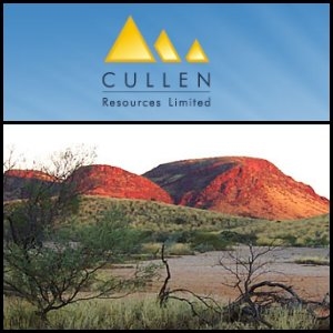 2011年8月1日亞洲活動報告：Cullen Resources (ASX:CUL)宣布加拿大TL地產上的高品位鋅發現