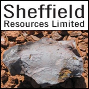 2011年8月9日亞洲活動報告：Sheffield Resources (ASX:SFX)West Mine North 重礦砂項目鑽探成功