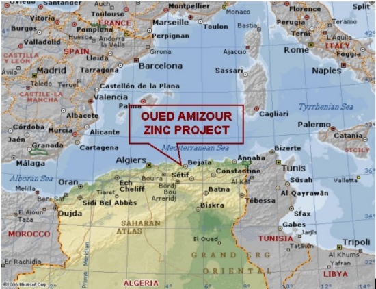 Terramin Algerian Zinc Project