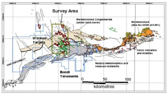 Bondi Mining Radiometric Survey