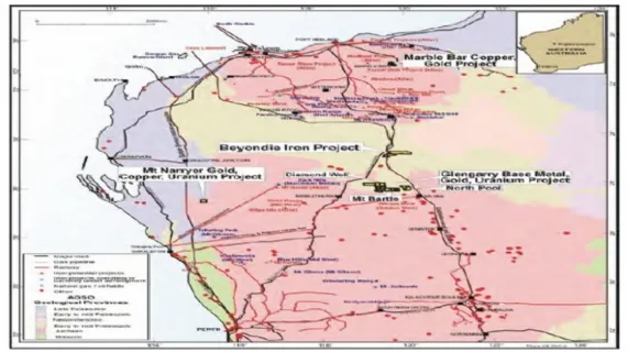 Beyondie Iron Project, WA: Location Map