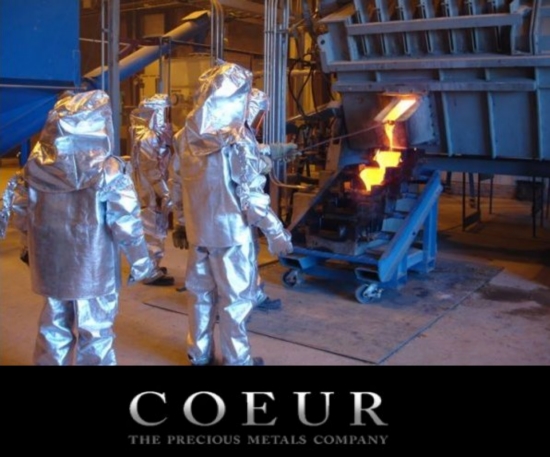 Coeur d'Alene Mines Corporation (ASX:CXC) (NYSE:CDE) (TSX:CDM) announced an all-time first quarter production record of 3.9 million ounces of silver during the first quarter of 2009. Which represents a 65% increase in silver production compared to last year's first quarter which was largely driven by new ounces of silver production from the new San Bartolomé silver mine in Bolivia. This significant production growth in the first quarter, the Company commenced production at its Palmarejo mine in Mexico one of the largest new silver/gold mines in the world.