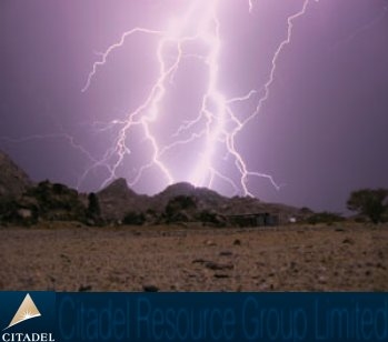Storm And Lightning Over The Jabal Sayid Project, Saudi Arabia
