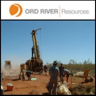 Ord River Resources Limited (ASX:ORD) Signs A 3 Year Term A$10 Million Subscription Agreement With China Non-Ferrous Metals International Mining Co. Ltd (CNMIM)