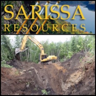 Sarissa Resources Inc. (PINK:SRSR) First Results Of Its Niobium Trenching Program At Nemegosenda Project