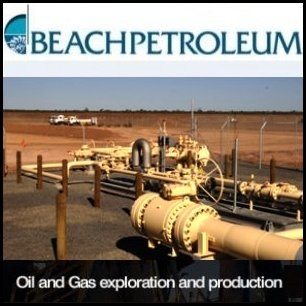 Beach Petroleum Limited (ASX:BPT) Weekly Drilling Report Week Ending 16 September 2009 