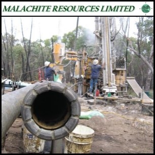 Malachite Resources (ASX:MAR) said it has formed a strategic alliance with privately owned Chinese/Australian investment group, known as Nanyang Mining Resources Investment Pty Ltd. Nanyang will subscribe for 15 million fully paid shares in Malachite, receive 7.5 million options to purchase additional shares over at a price of A$0.111 over the next three years, and nominate a director for Malachite.