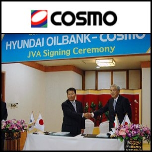 South Korea's Hyundai Oilbank Corp. and Japan's Cosmo Oil Co. (TYO:5007) will jointly set up a plant to manufacture benzene, toluene and xylene in Daesan in South Korea, said a Korean media that cited industry sources. Cosmo is expected to invest US$600 million in the joint venture, in which both companies will hold equal stakes.