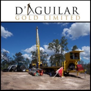 D'Aguilar Gold Limited (ASX:DGR) Report Further Encouraging Gold Assay Results From Solomon Gold (LON:SOLG)