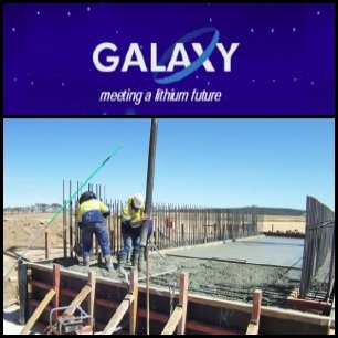 Galaxy Resources Limited (ASX:GXY) Project Approval And Business Licence Received For China Lithium Carbonate Plant 