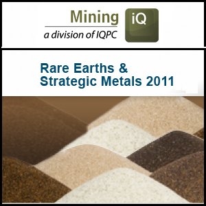 Rare Earths Sector Gathers to Decide Industry Direction At Mining IQ Rare Earths and Strategic Metals Conference
