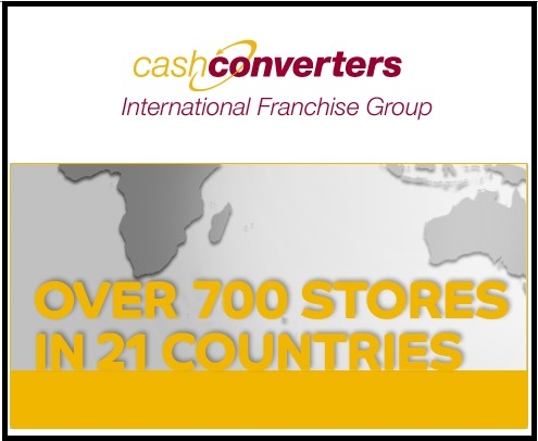 Cash Converters International Ltd ASX CCV