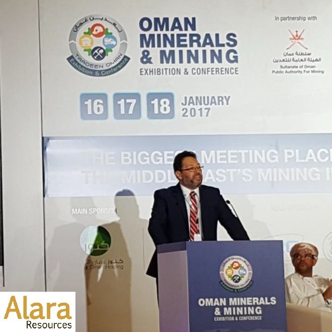 Delivers Key Presentation on Oman Activities and Al Hadeetha Copper Gold Project 