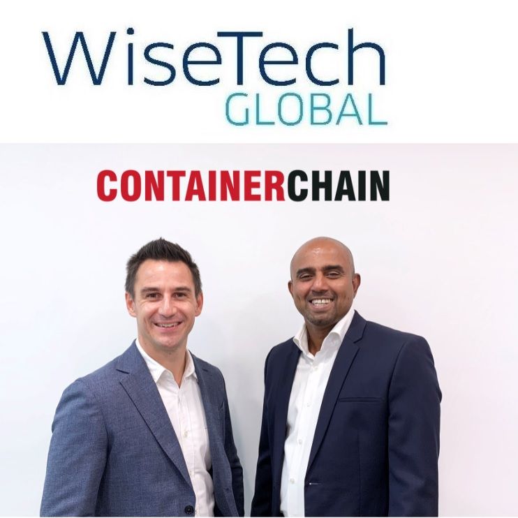 Photo of Containerchain's Chris Collins and Tony Paldano